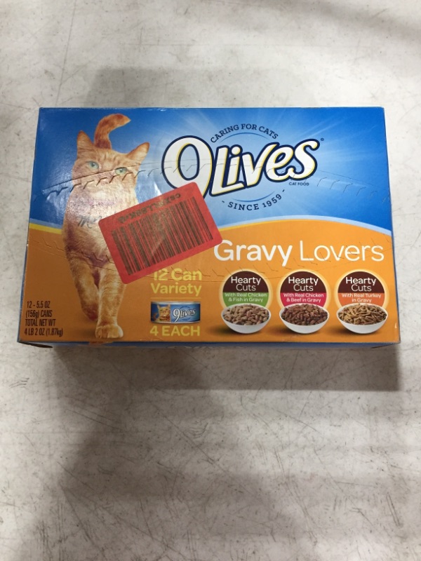 Photo 2 of 9Lives Variety Pack Favorites Wet Cat Food, 5.5 Ounce Cans
best by feb 23 2022.