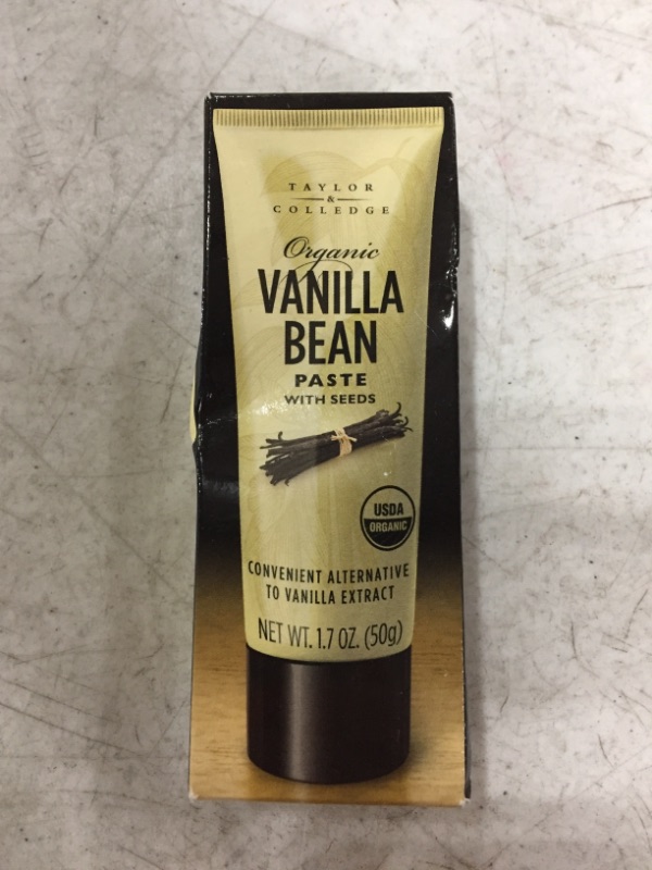 Photo 2 of Taylor & Colledge Organic Vanilla Bean Paste with Seeds, 1.7oz Tube
