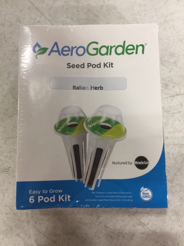 Photo 2 of AeroGarden Assorted Italian Herb Seed Pod Kit (6-pod)
