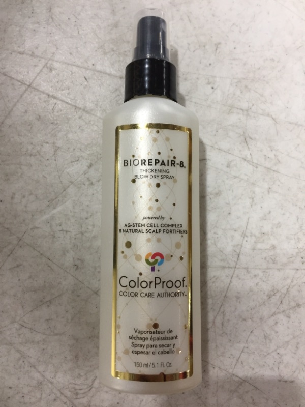 Photo 2 of ColorProof BioRepair-8 Thickening Blow Dry Spray, 5.1 Oz - Color-Safe, Volume, Vegan, Sulfate-Free, Salt-Free, Unisex - Professional Hair Product
