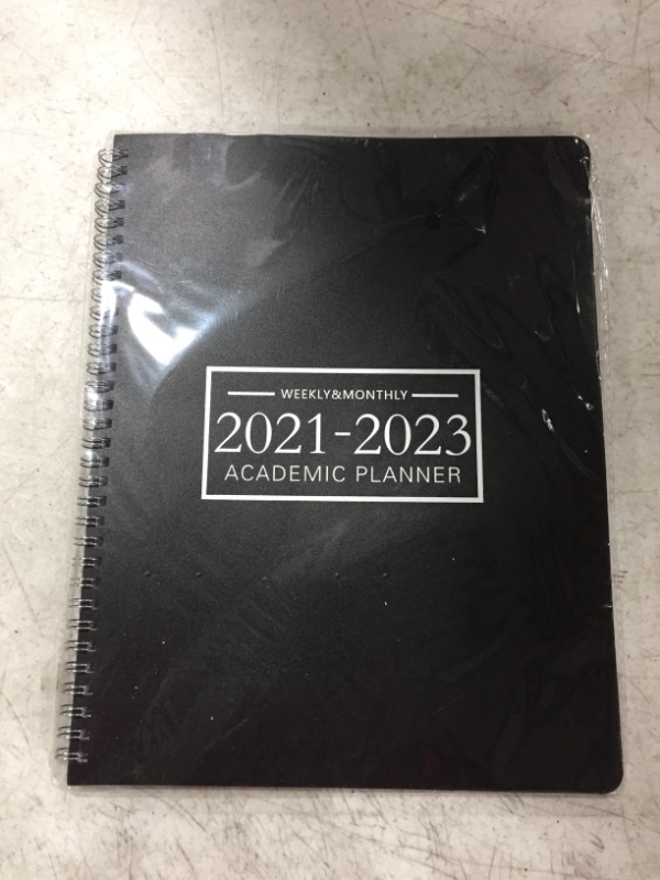 Photo 1 of 2021-2023 ACADEMIC PLANNER. BLACK.