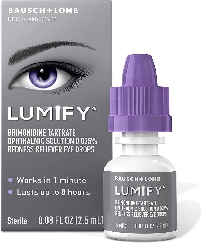 Photo 1 of LUMIFY Redness Reliever Eye Drops 0.08 Ounce (2.5mL)
