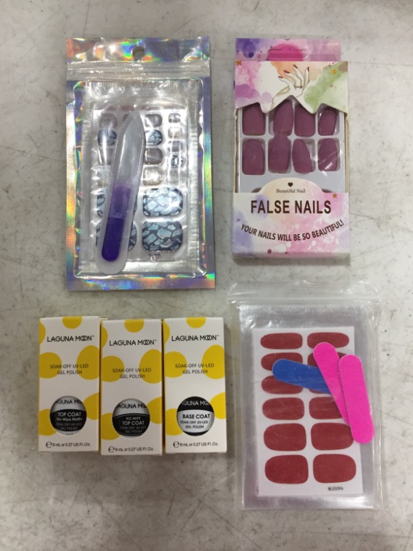 Photo 1 of WOMEN'S NAIL CARE PRODUCTS, LOT OF 6 ITEMS.