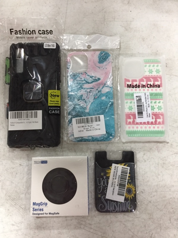 Photo 1 of VARIOUS SMARTPHONE ACCESSORIES, LOT OF 5 ITEMS.