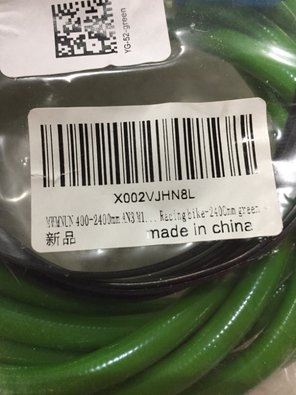 Photo 3 of 400MM-2400MM RACING BIKE MOTORCYCLE CABLE. GREEN. 