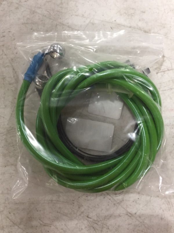 Photo 1 of 400MM-2400MM RACING BIKE MOTORCYCLE CABLE. GREEN. 