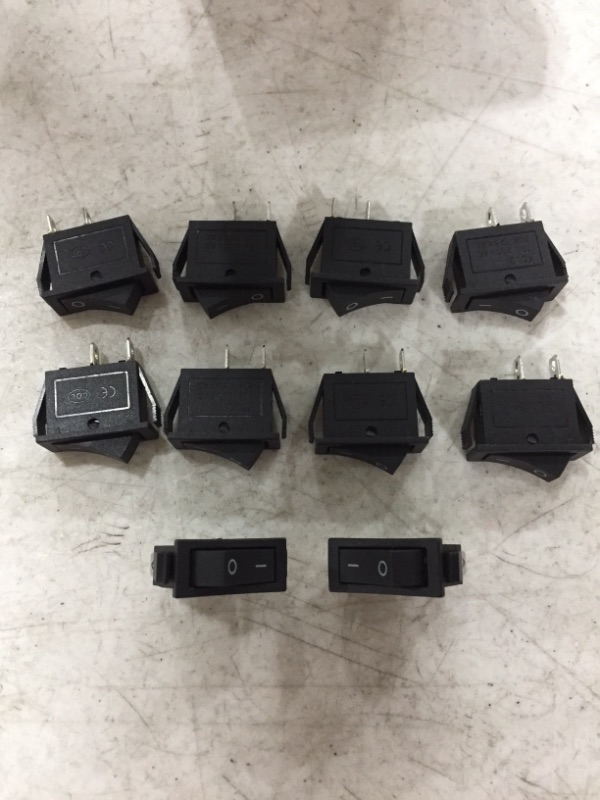 Photo 1 of ELECTRICAL APPLIANCE ROCKER SWITCHES BOX OF 10