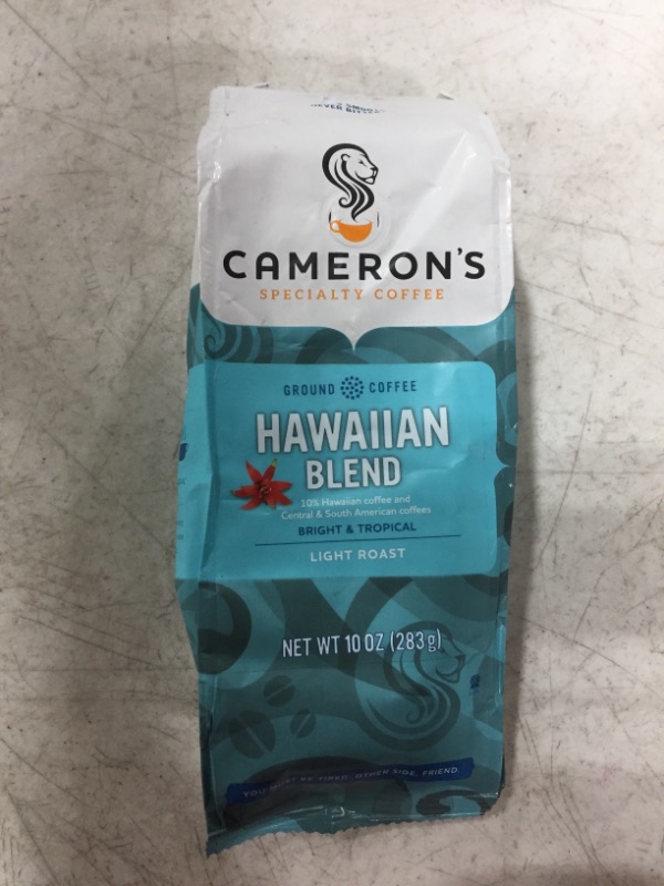 Photo 3 of Cameron's Coffee Roasted Ground Coffee Bag, Hawaiian Blend, Package may vary,10 ounce
BEST BY FEB. 2022