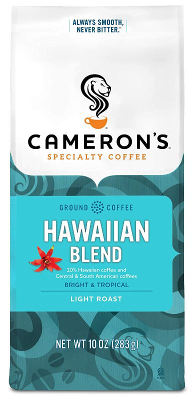 Photo 1 of Cameron's Coffee Roasted Ground Coffee Bag, Hawaiian Blend, Package may vary,10 ounce
BEST BY FEB. 2022