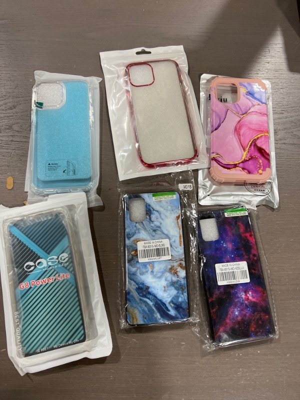 Photo 1 of 6pck of variety of phone cases 