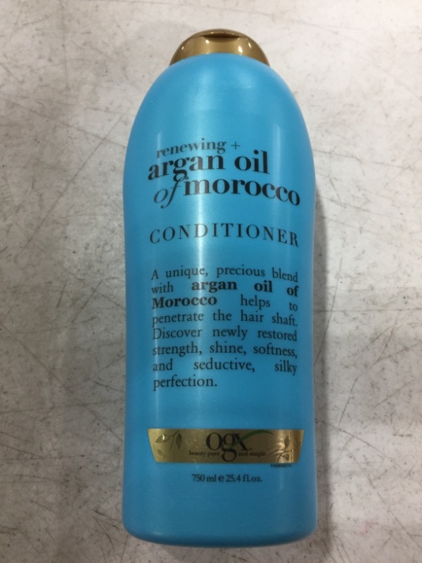 Photo 2 of OGX Renewing + Argan Oil of Morocco Conditioner, 25.4 Ounce Salon Size
