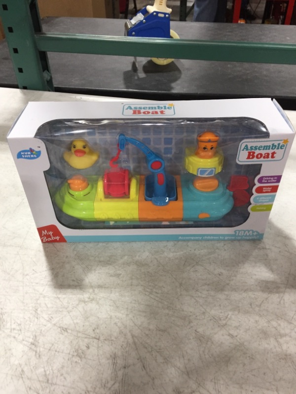 Photo 1 of KUN SHENG BABY TOY BATH ASSEMBLE BOAT 18M+