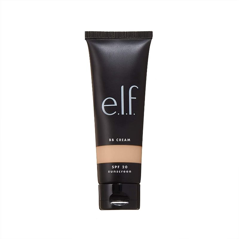 Photo 1 of e.l.f., BB Cream SPF 20, Weightless, Hydrating, Nourishing , Primes, Protects, Moisturizes, Provides Even Coverage, Nude, SPF 20, Infused with Vitamin E, Jojoba, Aloe and Cucumber, 0.96 Fl Oz
