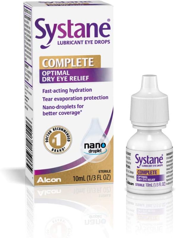 Photo 1 of Systane Complete Lubricant Eye Drops, 10 ml
