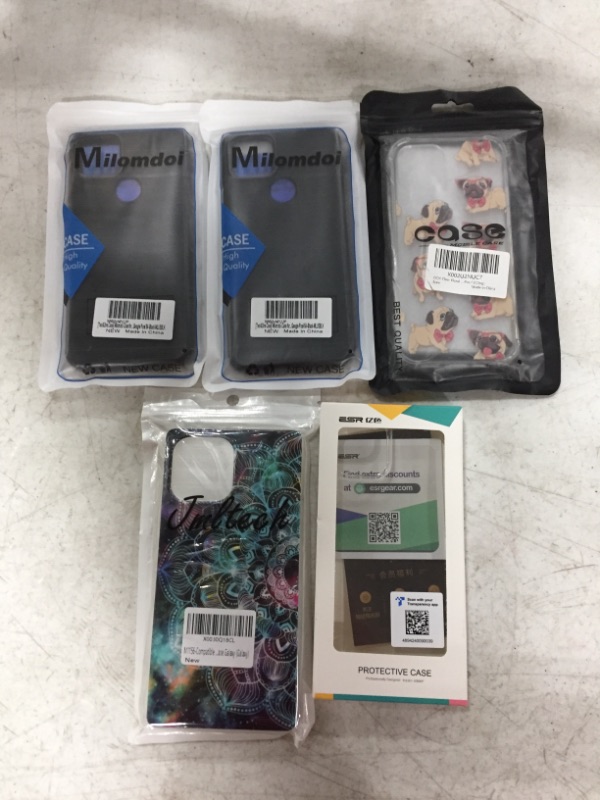 Photo 1 of VARIOUS SMARTPHONE CASES, LOT OF 5 ITEMS.