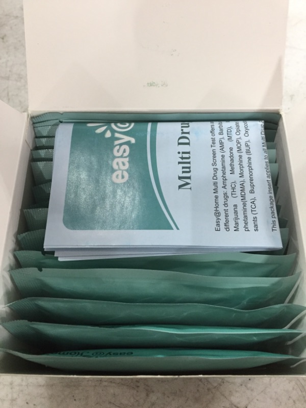 Photo 3 of 5 Pack Easy@Home 5 Panel Instant Drug Test Kits - Test Marijuana (THC), COC, OPI 2000, AMP, BZO - Urine Dip Drug Testing - #EDOAP-754
