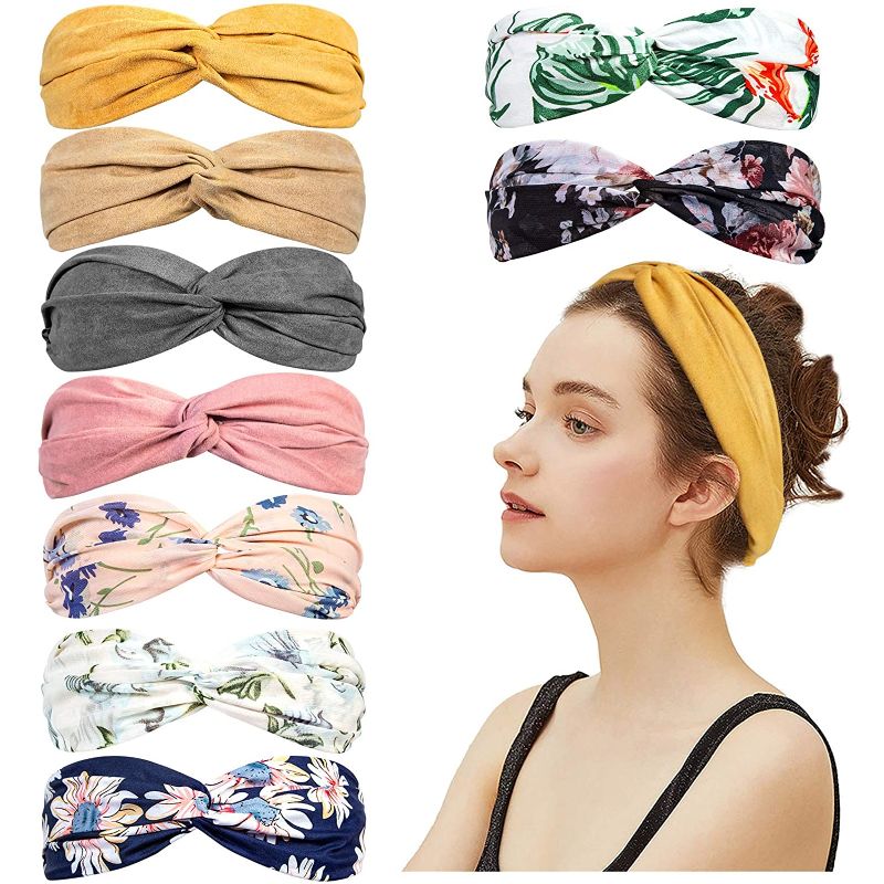 Photo 1 of 9 Pack Knotted Headband for Women Fashion Cute Boho Headbands Headwraps for Women Girls Spa Yoga Stretchy Turban Headbands Cute Hair Band Vintage Hair Accessories (Boho Style + Style 02
PHOTO FOR REFERENCE.