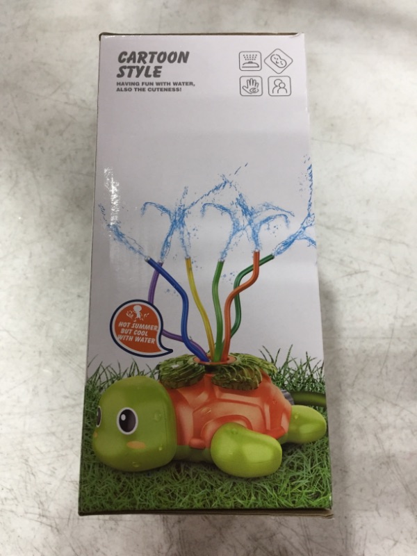 Photo 3 of WATER SPRAY TURTLE OUTDOOR WATER TOY FOR KIDS. AGES 3+. NEW IN BOX.