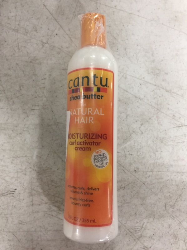 Photo 2 of Cantu Moisturizing Curl Activator Cream with Shea Butter for Natural Hair, 12 fl oz (Packaging May Vary)
