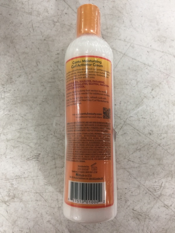 Photo 1 of Cantu Moisturizing Curl Activator Cream with Shea Butter for Natural Hair, 12 fl oz (Packaging May Vary)
