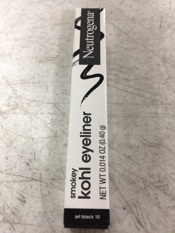 Photo 3 of Neutrogena Smokey Kohl Eyeliner with Antioxidant Vitamin E, Water-Resistant & Smooth-Gliding Eyeliner Makeup, Jet Black, 0.014 oz

