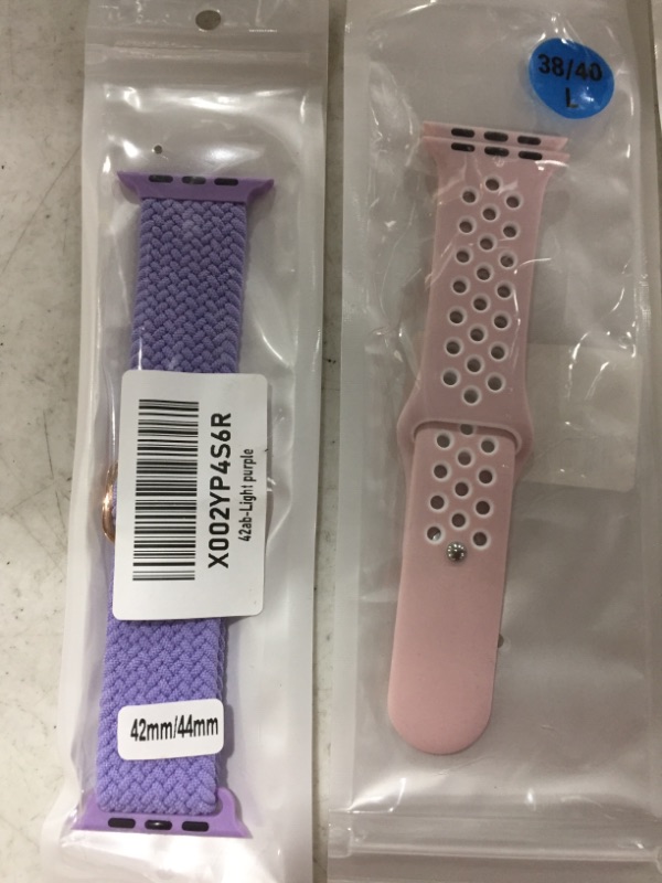 Photo 1 of VARIOUS SMART WATCH ACCESSORIES, LOT OF 10 ITEMS. BANDS, CASE.