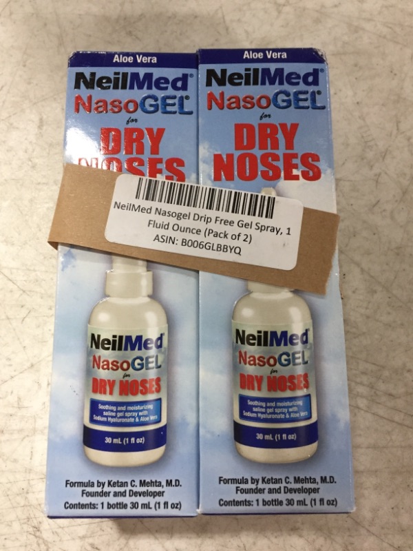Photo 1 of NeilMed Nasogel Drip Free Gel Spray, 1 Fluid Ounce (Pack of 2)
