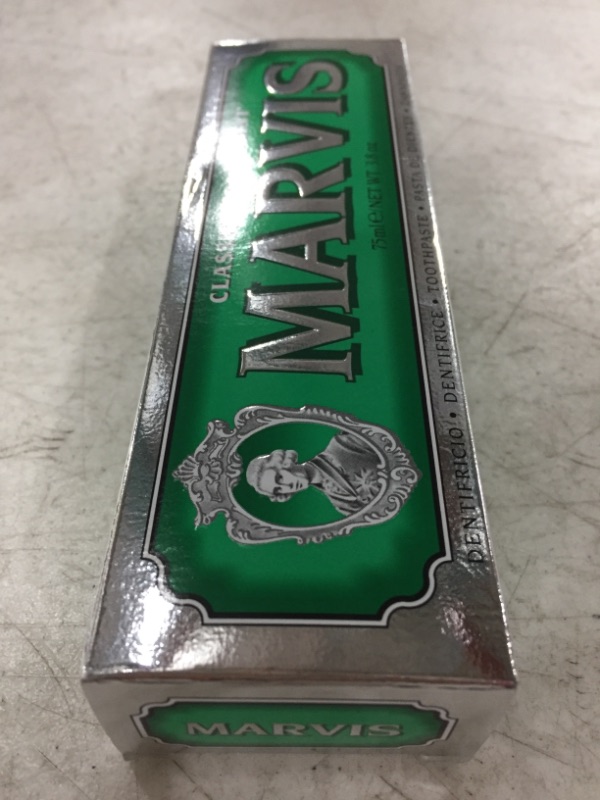 Photo 3 of Marvis Classic Strong Mint Toothpaste, 3.8 oz
