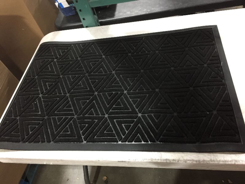 Photo 1 of 36x24 black door mat