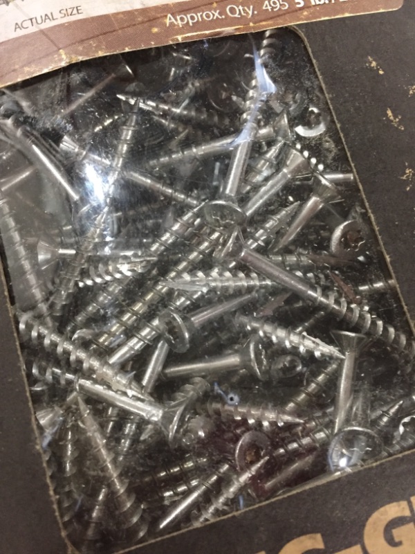 Photo 1 of 305 STAINLESS STEEL OUTDOOR SCREW. 2.5 INCH X 9 INCH. 
