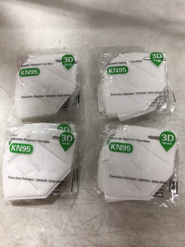 Photo 3 of KN95 DISP[OSABLE RESPIRATOR FACE MASKS. PACK OF 20.