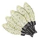 Photo 1 of 24.50 ft. 24-Light C9 Christmas LuxeSparkle White/Diamond Lights Model #21GM18856 Store SKU #1006215601
