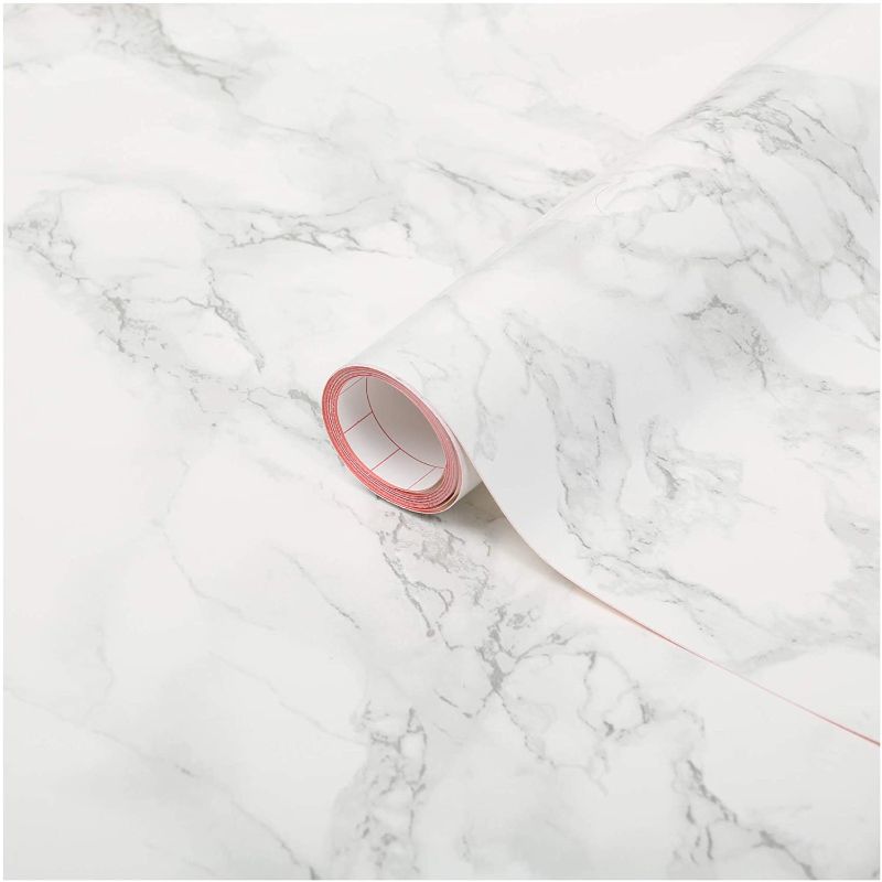 Photo 1 of d-c-fix self Adhesive Peel and Stick Waterproof Marble Grey 26.5'' x 78.7" Film for Kitchen and bathrooms countertops cabinets
LOT OF 2 ROLLS.