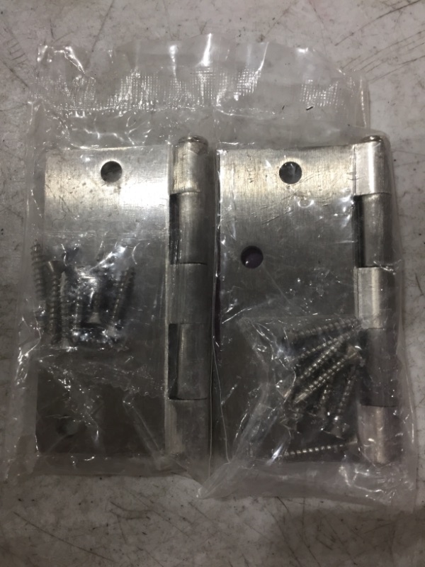 Photo 3 of  EVERBILT DOOR HINGE 207 804. SATIN NICKEL. 4 INCH. LOT OF 2.