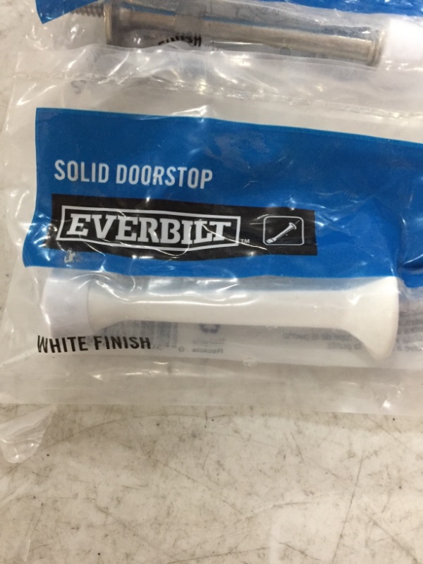 Photo 2 of EVERBILT SOLID DOORSTOPS. VARIOUS FINISHES. LOT OF 15. 