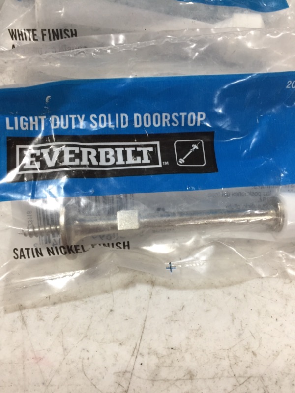 Photo 3 of EVERBILT SOLID DOORSTOPS. VARIOUS FINISHES. LOT OF 15. 