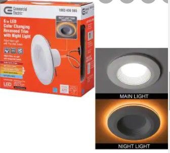 Photo 1 of 4pack of 6 in. 3000K Color Temperature New Construction IC Rated Recessed Integrated LED Kit
