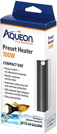 Photo 1 of Aqueon 100106252 Preset Heater,Black, 100W
