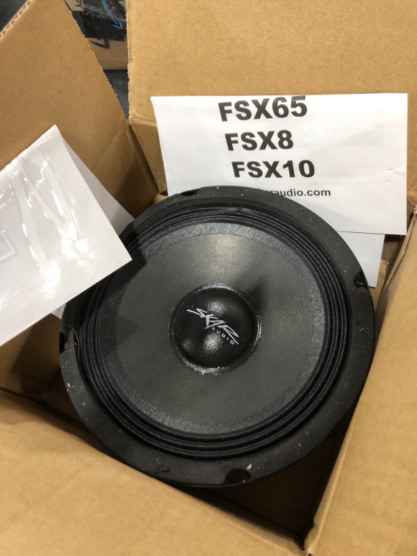 Photo 2 of Skar Audio FSX65-4 6.5" 300 Watt 4 Ohm Pro Audio Midrange Loudspeaker, Each
