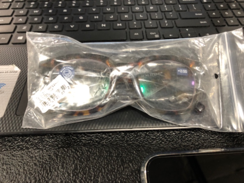 Photo 1 of Peepers by PeeperSpecs Women's to The Max Square Blue Light Blocking Reading Glasses, +2.00
