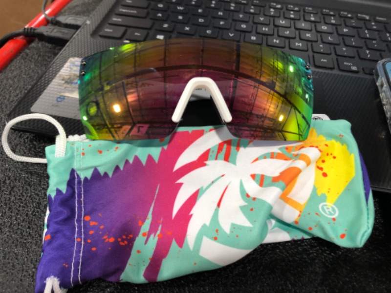 Photo 1 of Heat Wave Visual Lazer Face Custom Sunglasses
