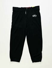 Photo 1 of Rawlings Low Rise Softball Pant Women's Medium Black WLNCH-B-89 Semi-Relaxed Fit
