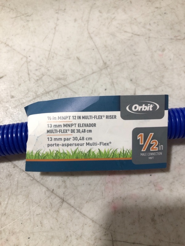 Photo 5 of 25 Pack - Orbit 1/2 Inch x 12 Inch Cobra Flexible Sprinkler Riser for Watering

