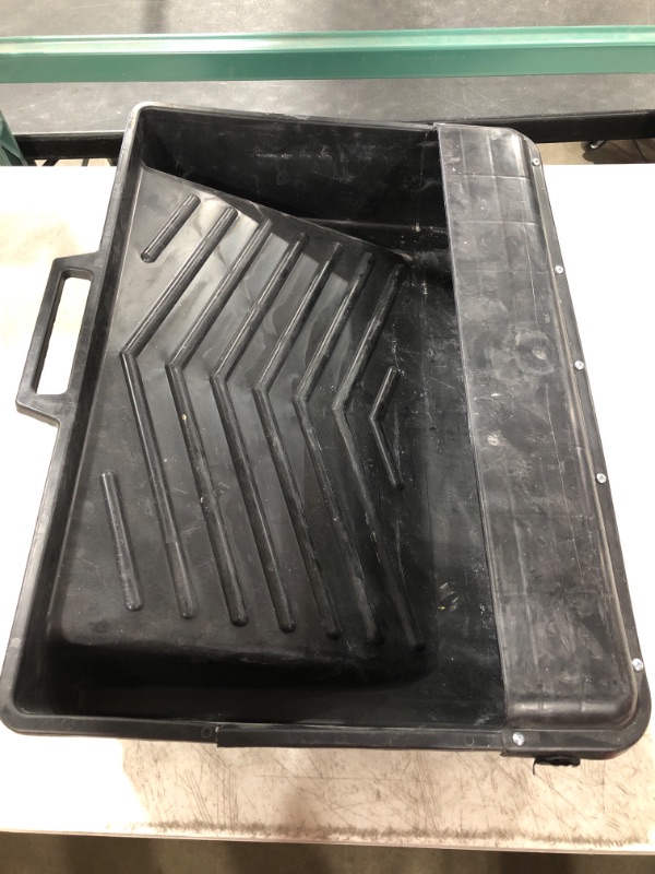 Photo 1 of 18 INCH DEEP WELL TANK TRAY. BLACK. PRIOR USE.
