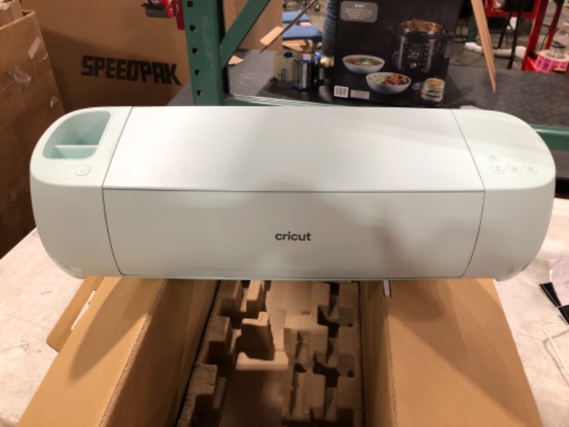 Photo 5 of Cricut Explore 3 Machine - DIY Machine Compatible with Matless Cutting Cricut Smart Materials | Make Custom Vinyl Decals, Custom HTV Iron On T Shirts, etc. for Valentines Day Décor and Decorations

