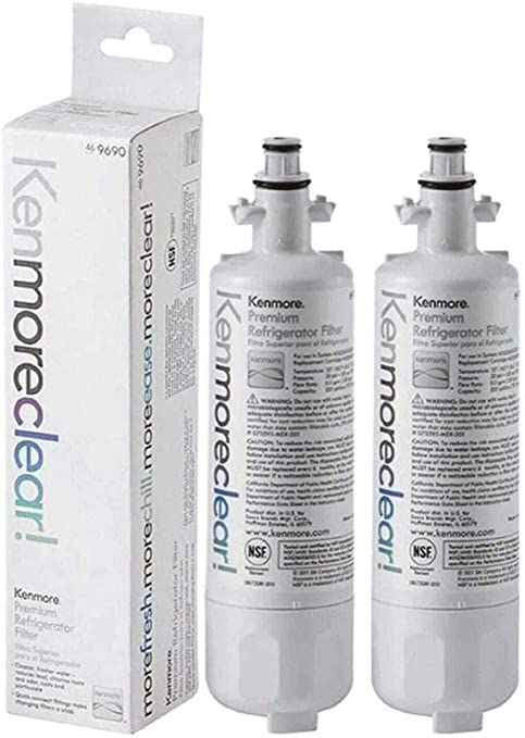 Photo 1 of 9690 Refrigerator Water Filter,Compatible for kenmore 9690,46-9690,469690 Refrigerator Water Filter white (1 PACK).

