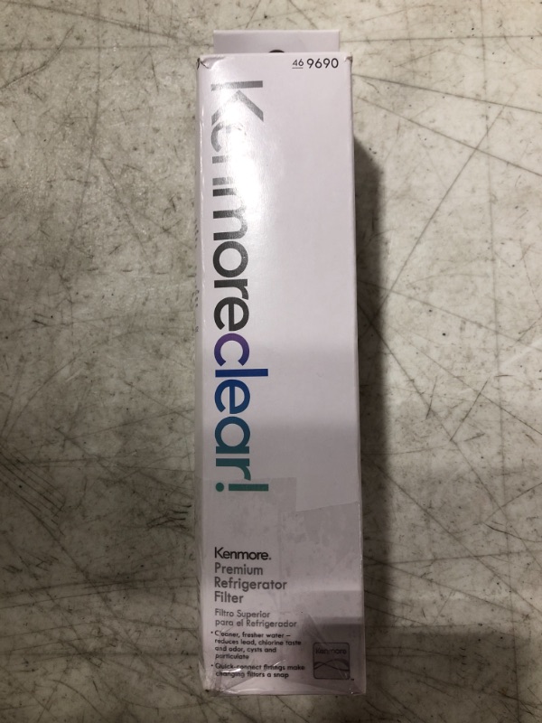 Photo 2 of 9690 Refrigerator Water Filter,Compatible for kenmore 9690,46-9690,469690 Refrigerator Water Filter white (1 PACK).
