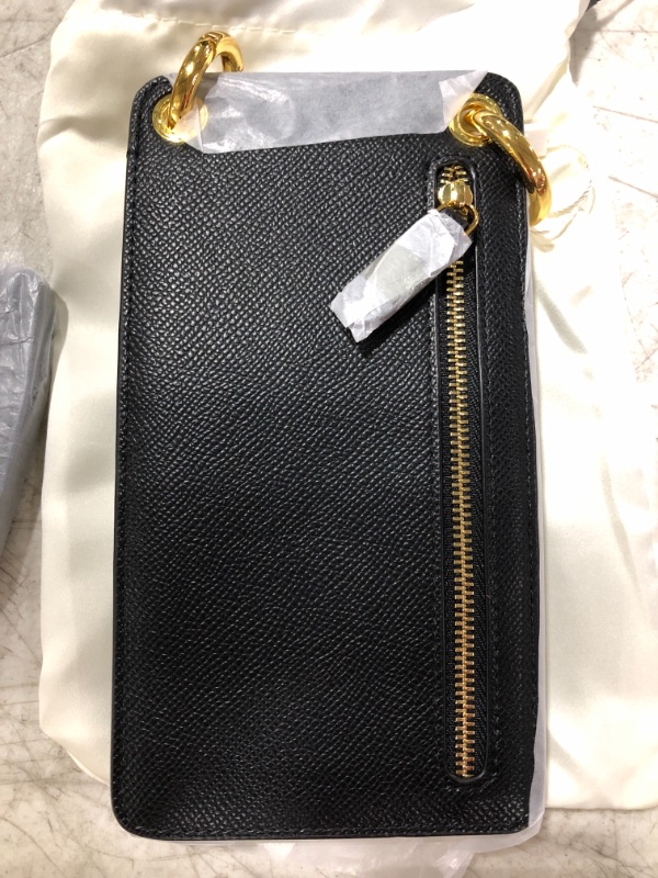 Photo 2 of JW PEI FAUX LEATHER CROSS BODY SMARTPHONE BAG. BLACK. 