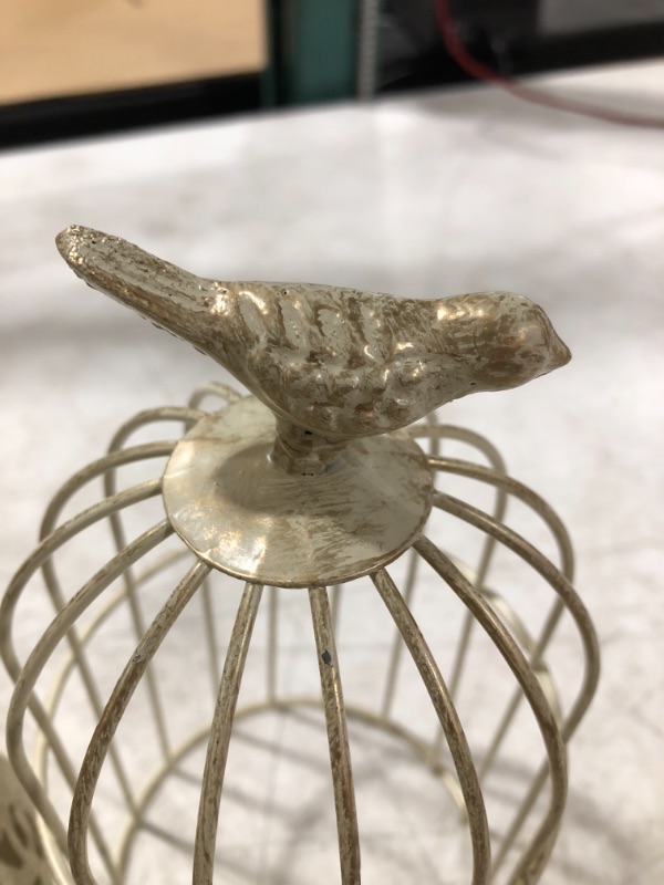 Photo 4 of BIRD CAGE CANDLE HOLDERS, SET OF 2.