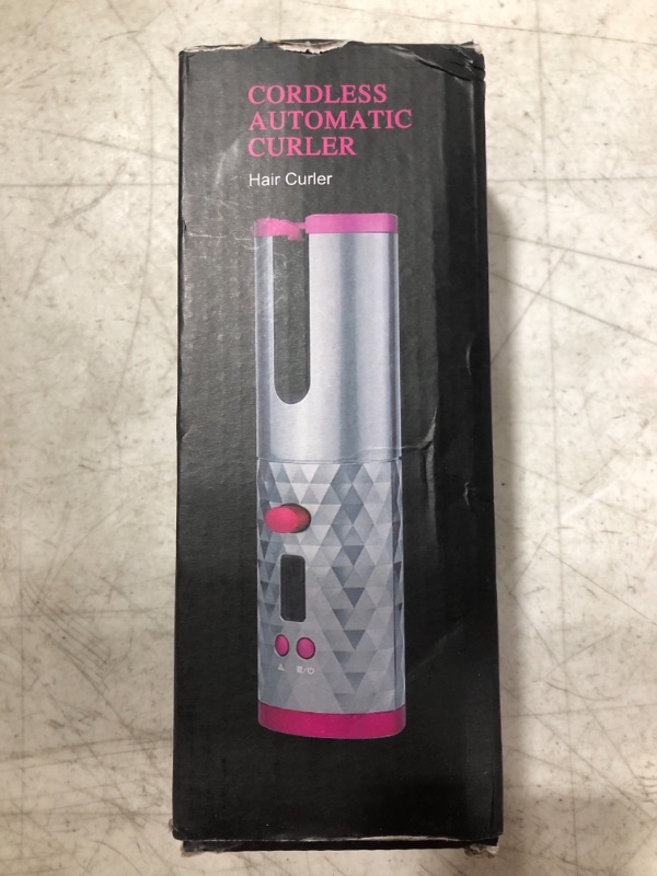 Photo 1 of CORDLESS AUTOMATIC HAIR CURLER.